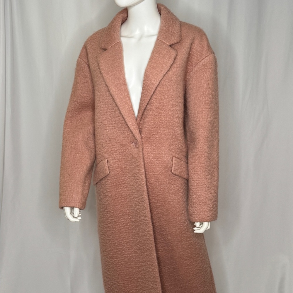 Express Women's Blush Teddy Jacket - Picture 1 of 7